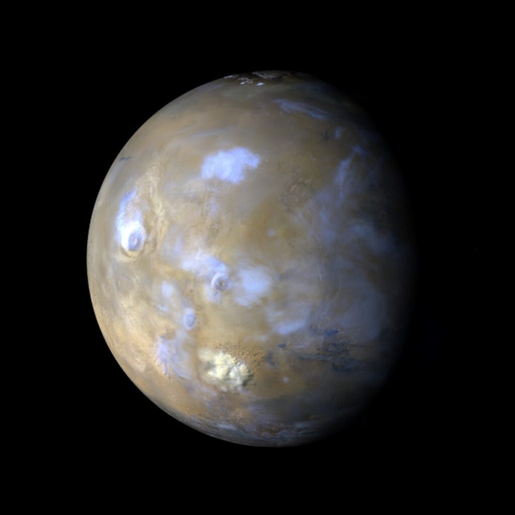 Global view of Mars from the Mars Reconnaissance Orbiter Mars Color Imager (MARCI)