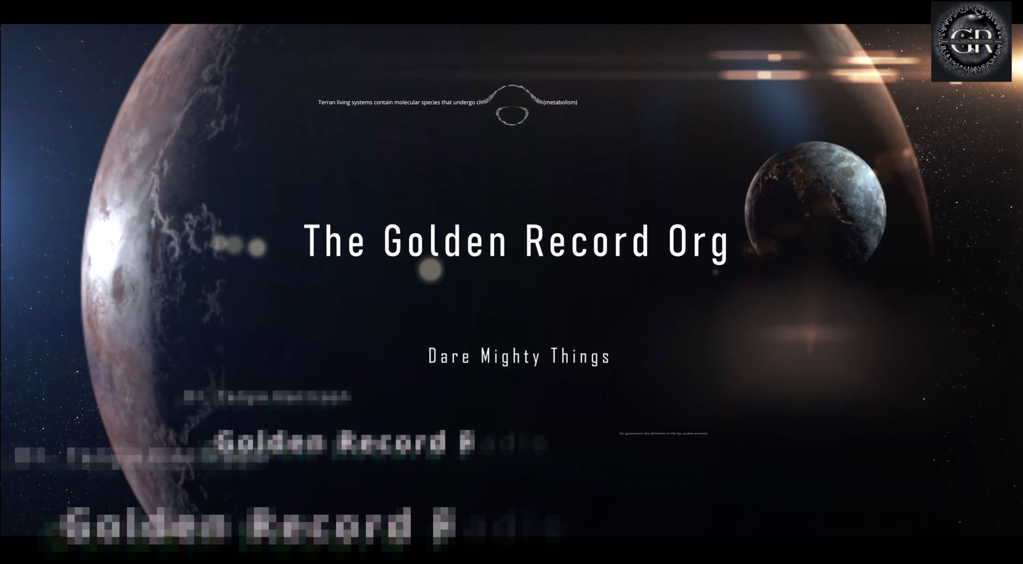 Golden Record Org