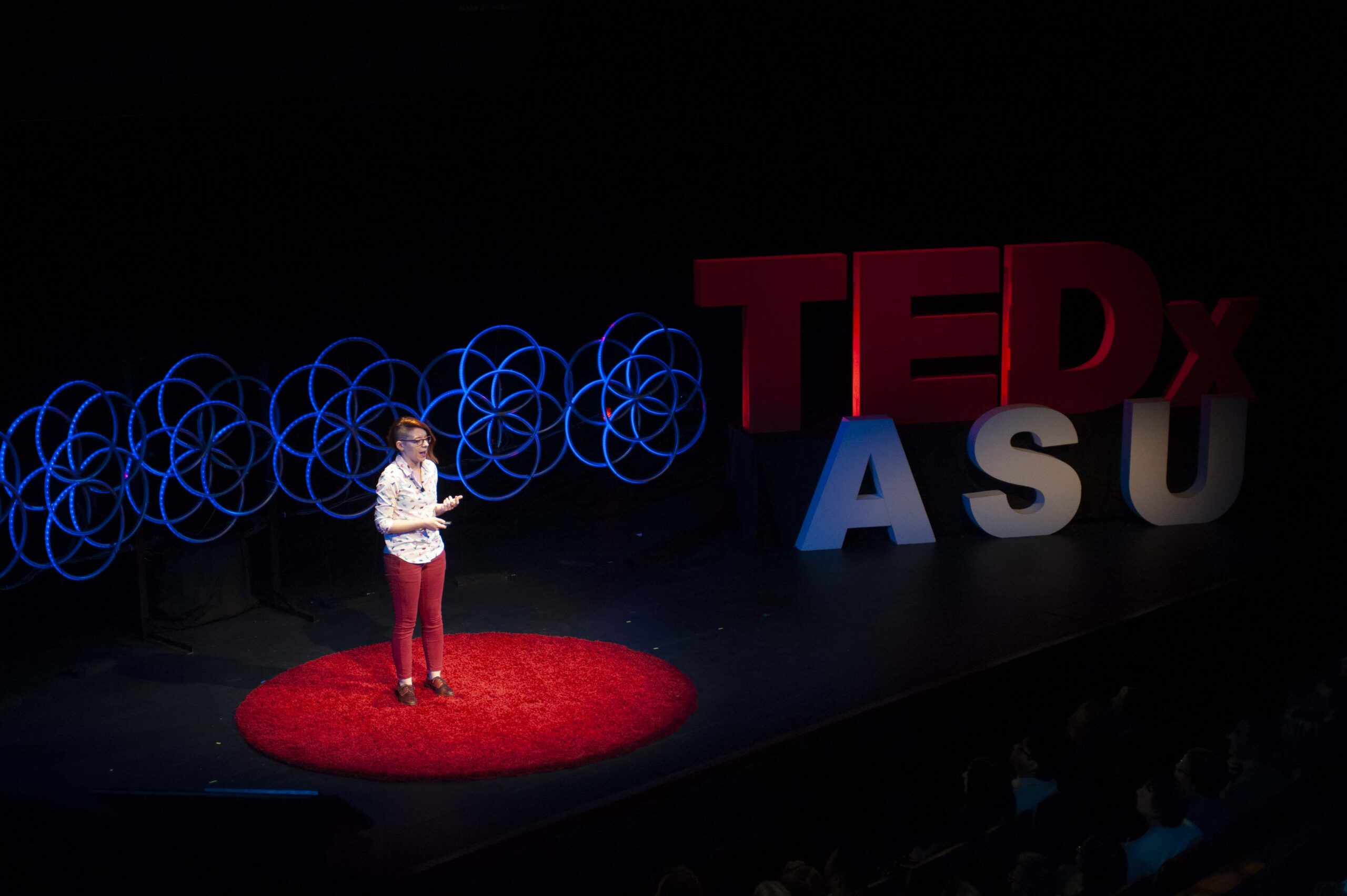 Tanya Harrison speaking at TEDxASU